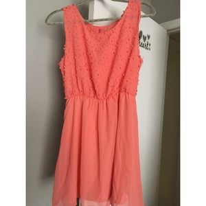 Coral dress